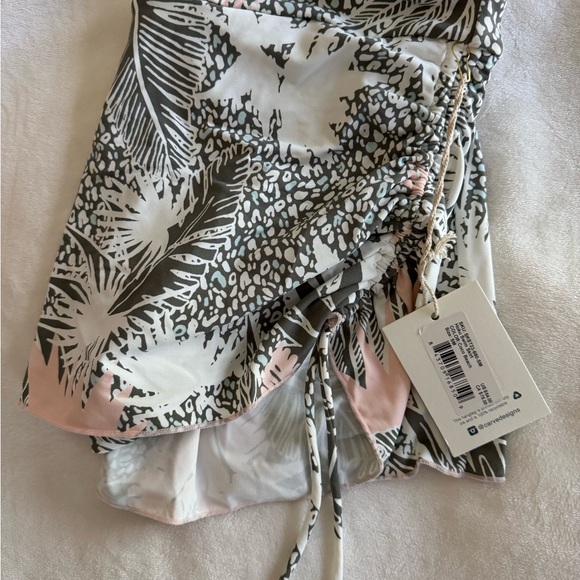 Carve Designs Palm Print Swim Skirt - Picture 2 of 2